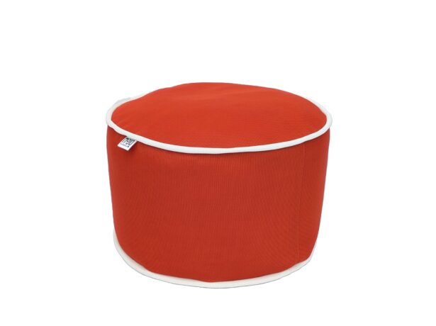 Outdoor Pouf MOJO POUF-POUF Orange / White