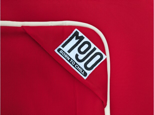 Outdoor Floating Beanbag MOJO WATER POUF Scarlet Red / White